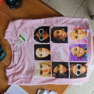 NWT Barbie X Love Tribe Grid T-shirt Large